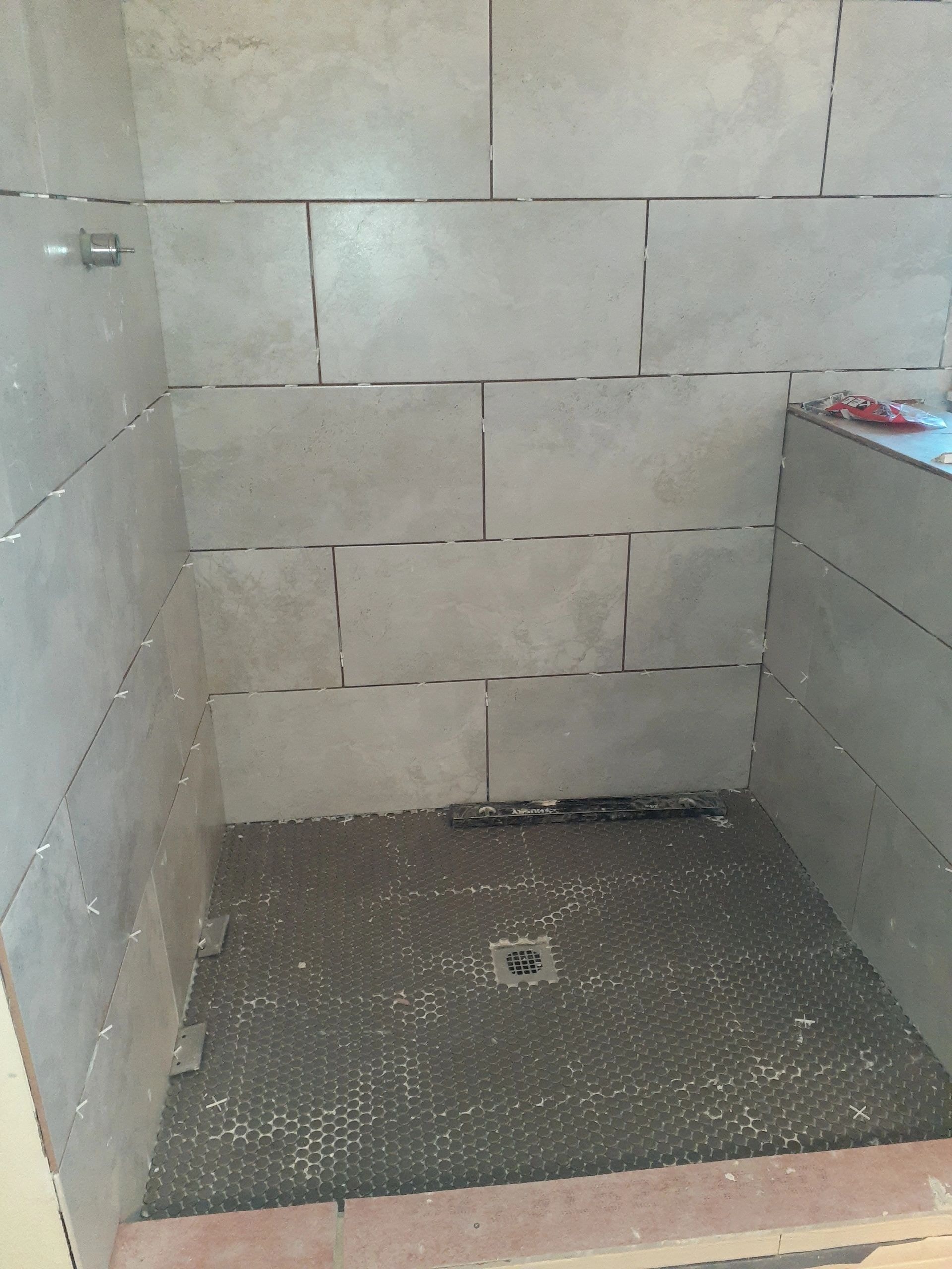 Mosaic floor tile project